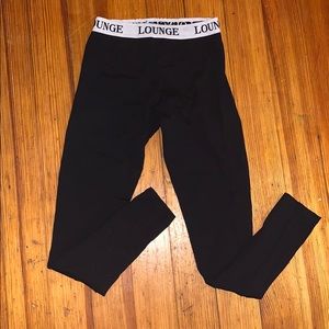 Black lounge leggings